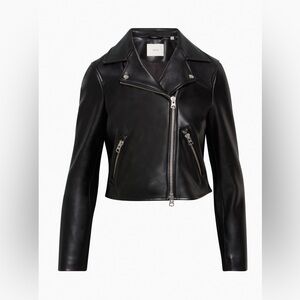 Wilfred Black Stunner Vegan Leather Jacket